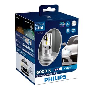 フィリップス LEDヘッドライト H4 車検対応 2個入り