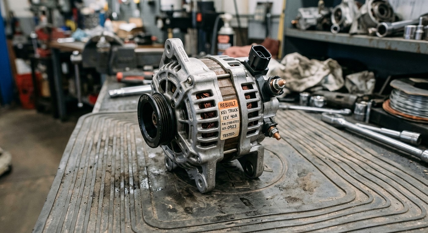 ハイゼットトラック S200P リビルトオルタネーター 展開図