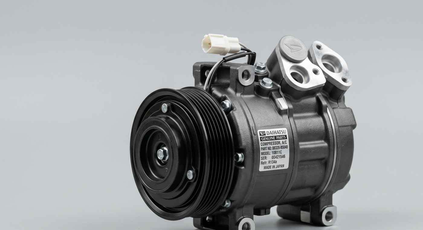 ハイゼット S500P エアコンコンプレッサー 参考展開図