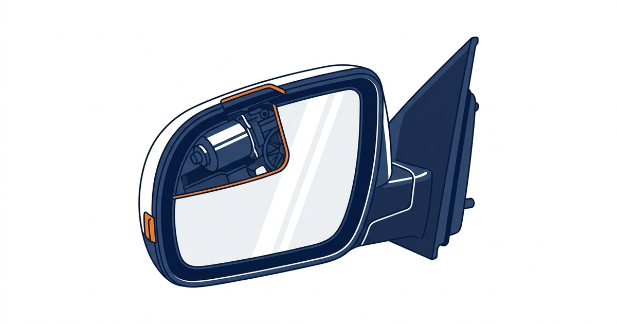 ミラ（L275S / L285S / L275V / L285V） ドアミラー 展開図