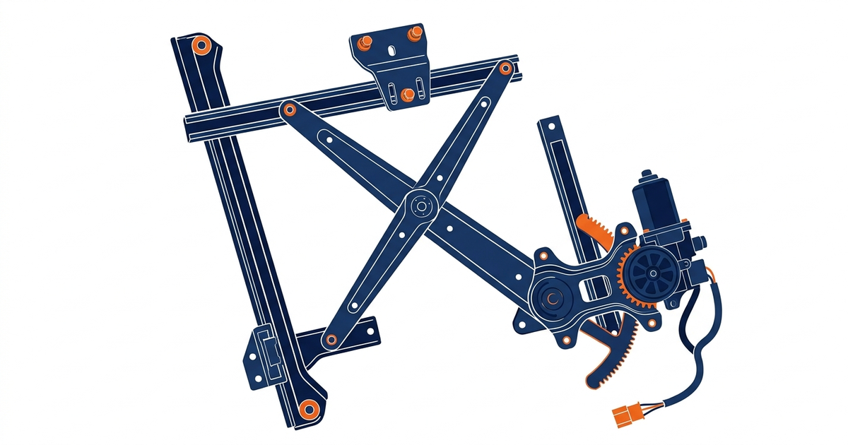 ポルテ（NNP10 / NNP11 / NNP15） パワーウインドウレギュレーター 展開図