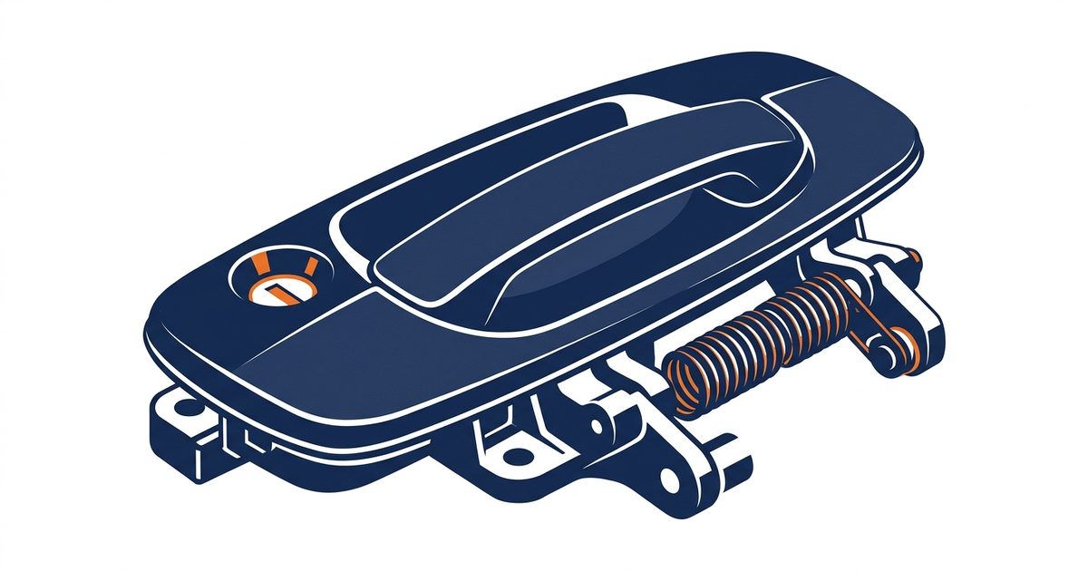 ラクティス（NCP100 / SCP100 / NCP105） ドアアウターハンドル 展開図