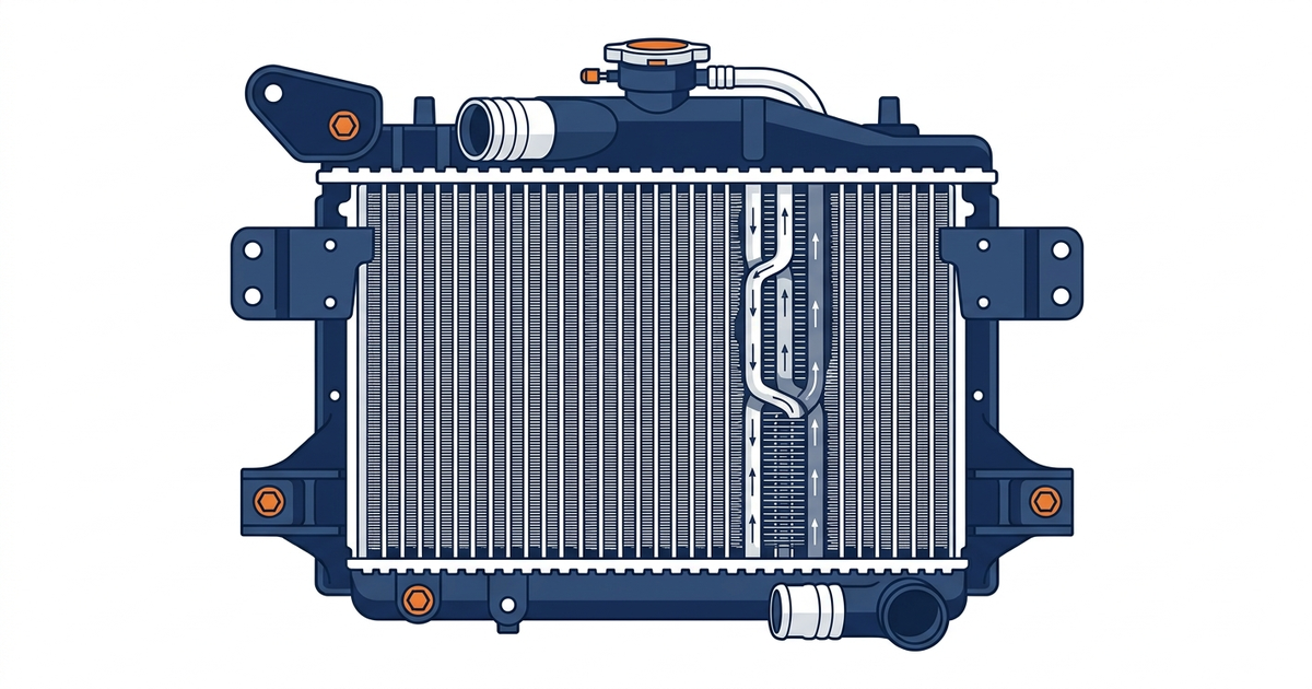 シエンタ（NCP81G / NCP85G） ラジエーター 展開図