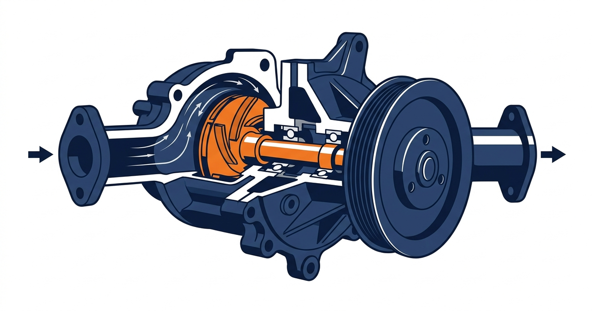 ステップワゴン（RG1 / RG2 / RG3 / RG4） ウォーターポンプ 展開図