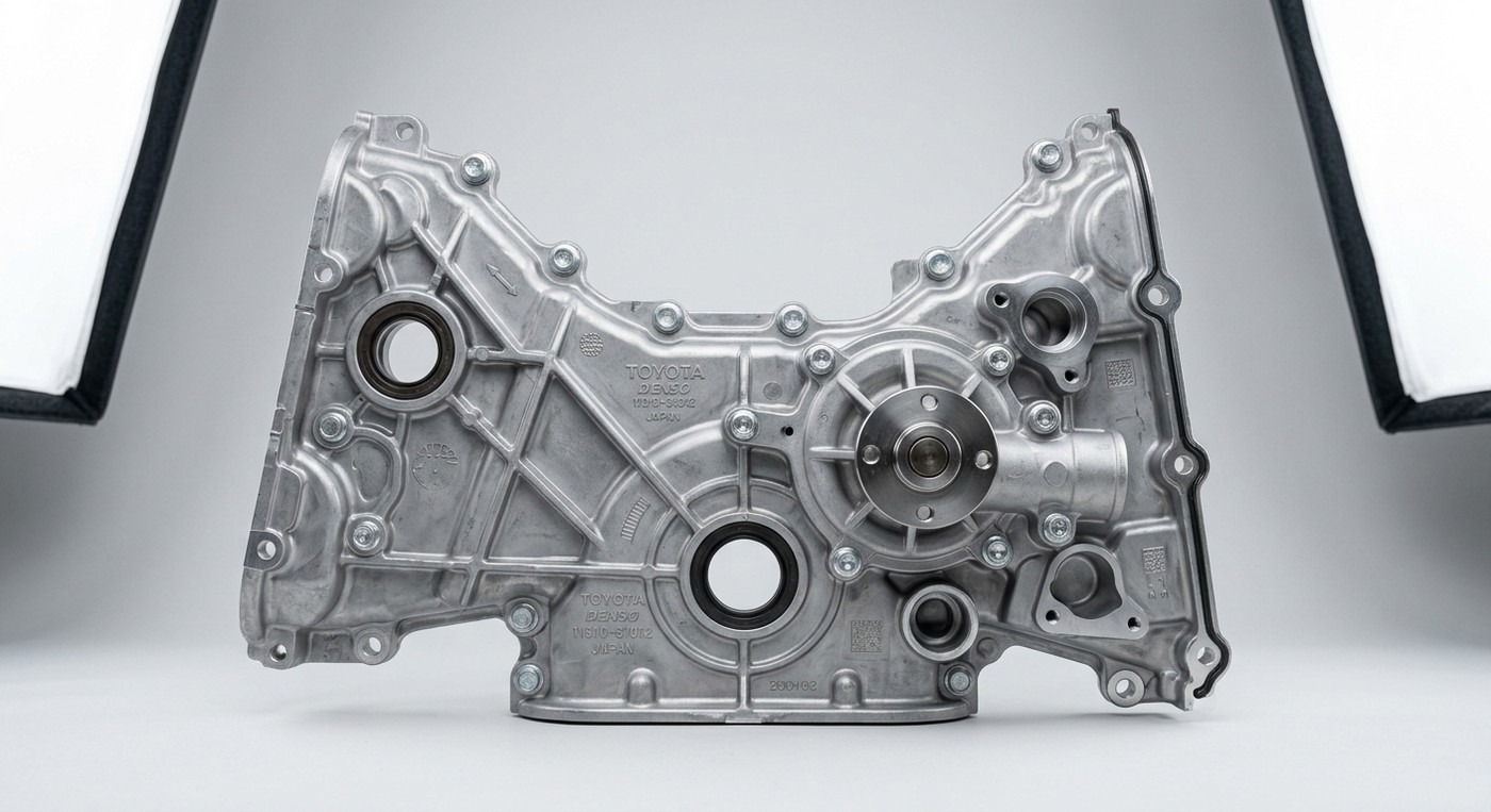 ランドクルーザー プラド150 エンジン部品（タイミングチェーンカバー・ウォーターポンプ）