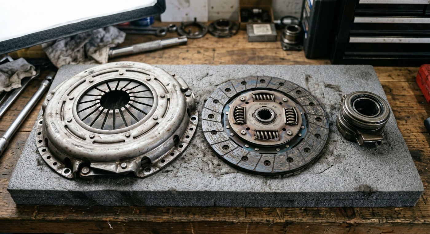 ランクル70 クラッチ一式(クラッチカバー・ディスク・レリーズベアリング)