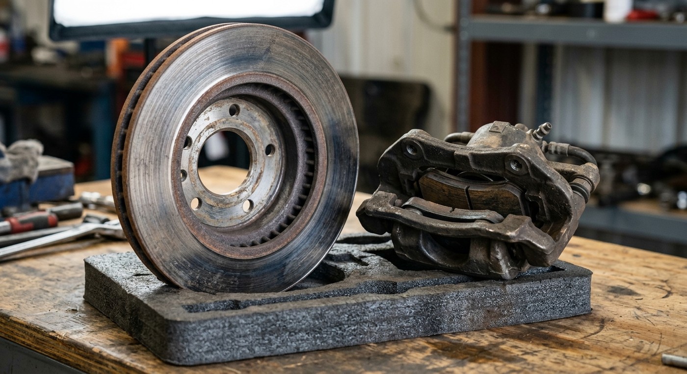 ランクル70 フロントブレーキ(ディスクローター・キャリパー)