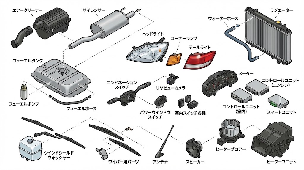 電装/吸排気/ヒーター
